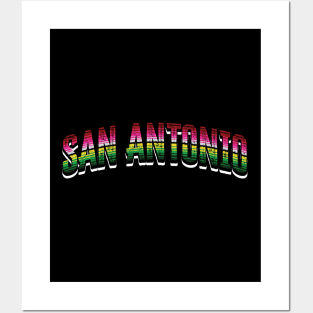 San Antonio Serape Letters Posters and Art